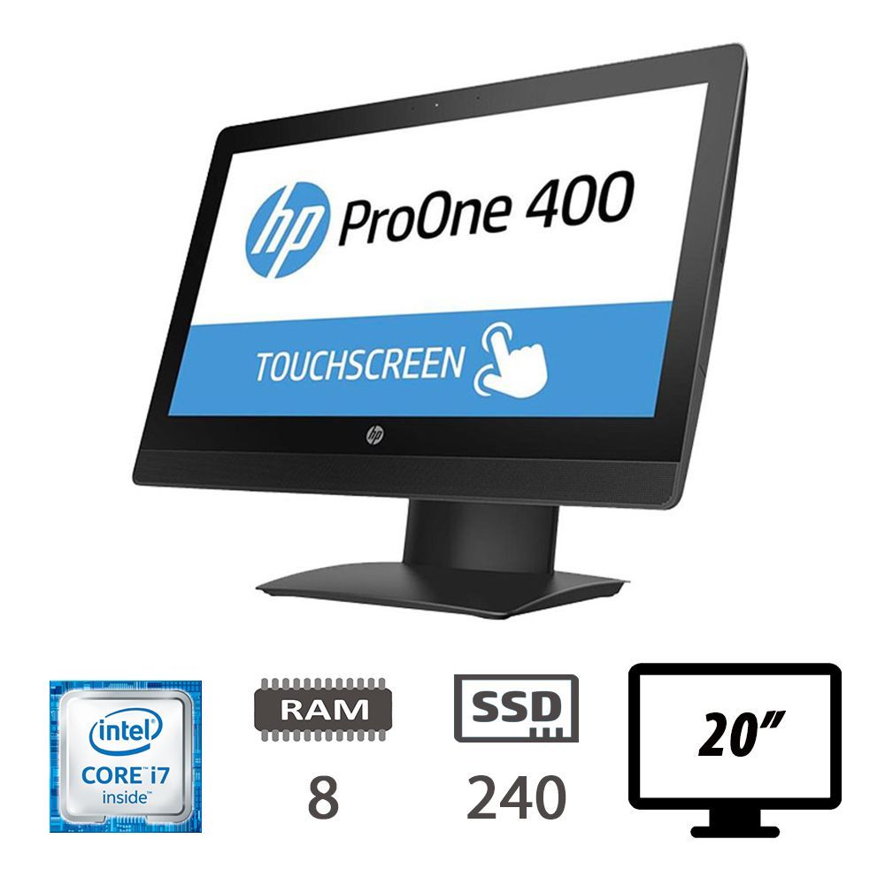 HP 400 G3 AIO TS - I7-6700T/8/SSD240/20/W10P/2Y [007222PCR-EU]