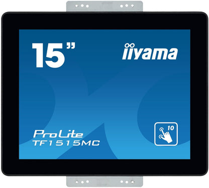 iiyama TF1515MC-B2 visualizzatore di messaggi 38,1 cm (15") LED 350 cd/m XGA Nero Touch screen [TF1515MC-B2]