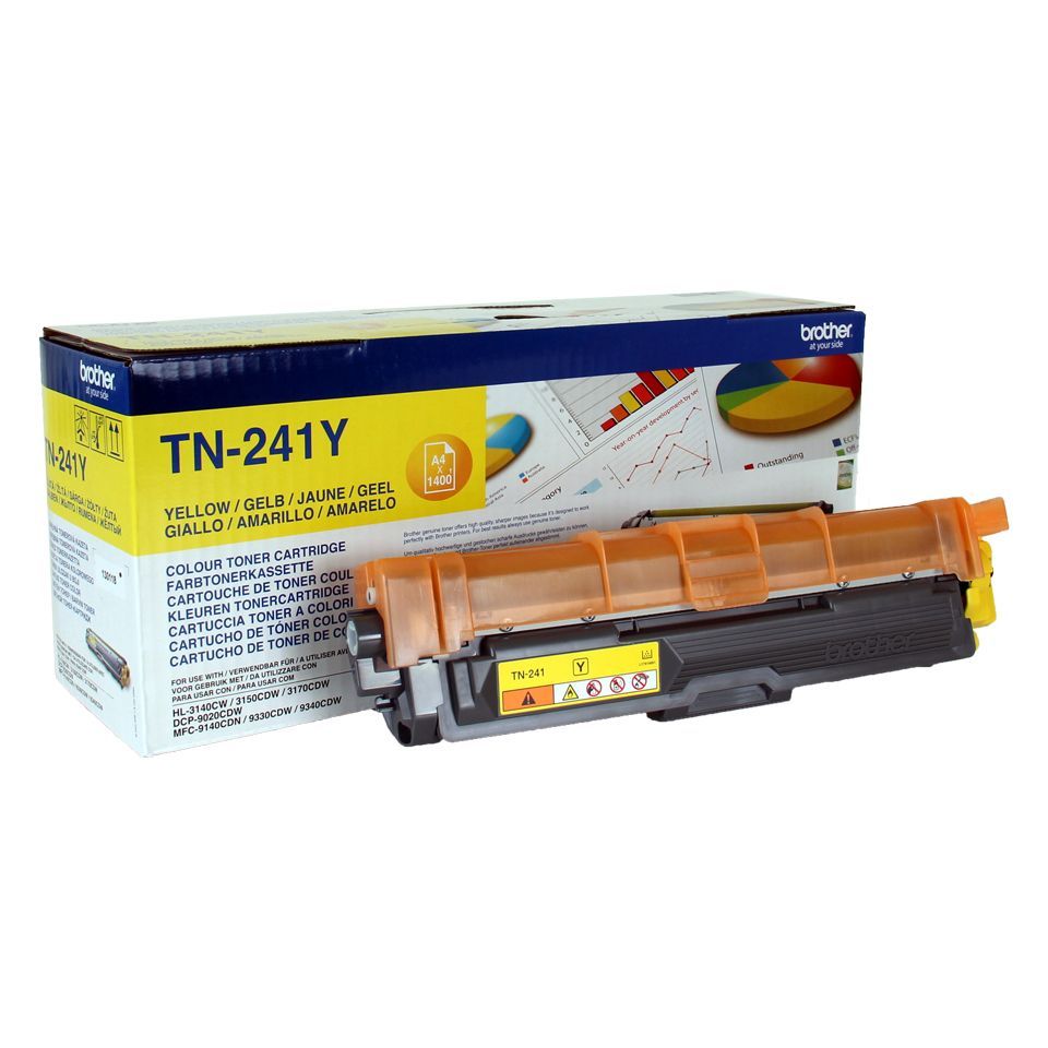 Brother TN-241Y cartuccia toner 1 pz Originale Giallo [TN241Y]