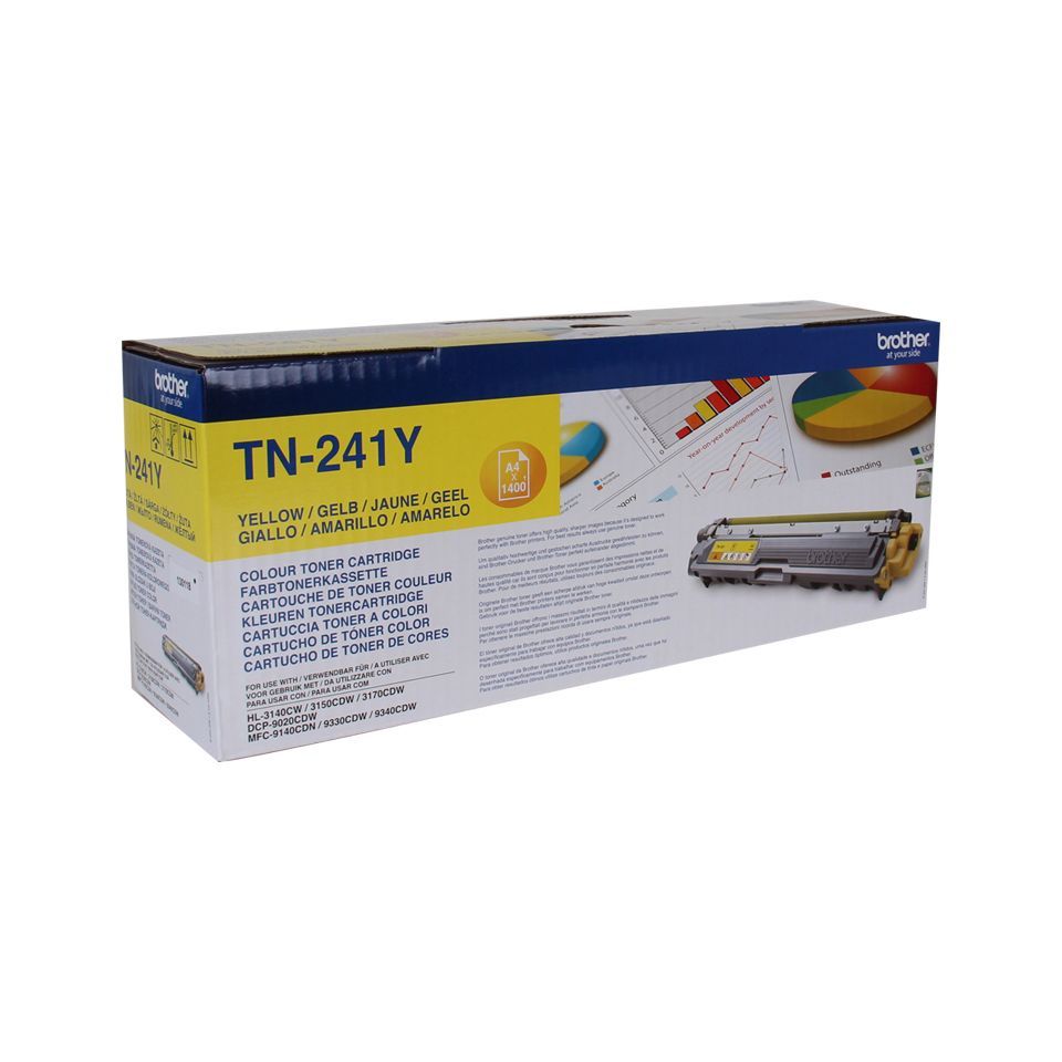 Brother TN-241Y cartuccia toner 1 pz Originale Giallo [TN241Y]