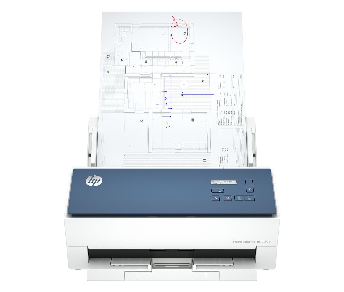 HP ScanJet Ent Flow 9000 s1 Scanner [8Q4W0A#B19]