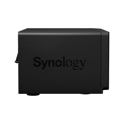 Synology DiskStation DS1821+ server NAS e di archiviazione Tower Ryzen Embedded V1500B 4 GB DDR4 0 TB DiskStation Manager Nero [DS1821+]