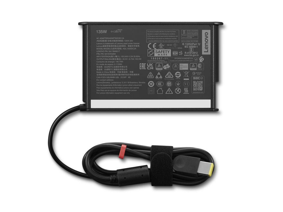 Lenovo 4X21L38730 adattatore e invertitore Interno 135 W Nero [4X21L38730]