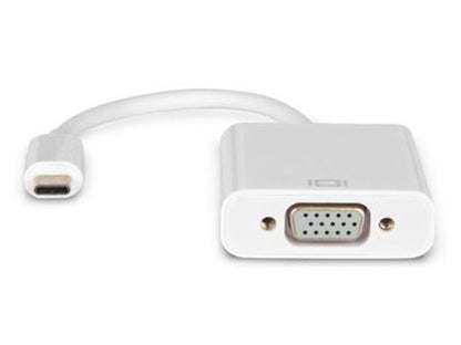 Hamlet HVATC2VGA cavo e adattatore video 0,13 m USB tipo-C VGA (D-Sub) Bianco [HVATC2VGA]