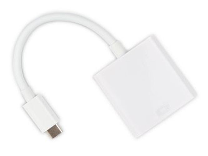 Hamlet HVATC2VGA cavo e adattatore video 0,13 m USB tipo-C VGA (D-Sub) Bianco [HVATC2VGA]