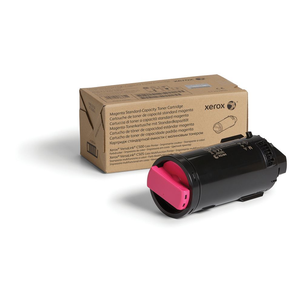 Xerox Cartuccia toner Magenta a Capacità standard da 2400 Pagine per Multifunzione a colori  VersaLink C505, Stampante a colori  VersaLink C500 (106R03860) [106R03860]