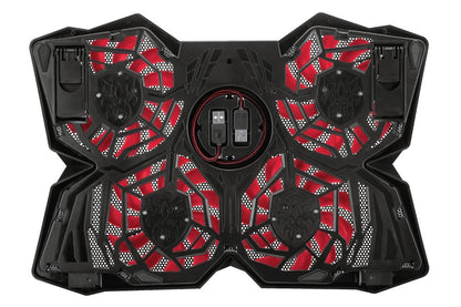 Trust GXT 278 base di raffreddamento per laptop 43,9 cm (17.3") Nero [20817]