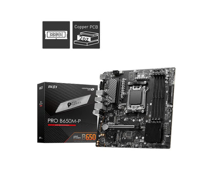MSI PRO B650M-P scheda madre AMD B650 Socket AM5 micro ATX [PROB650M-P]