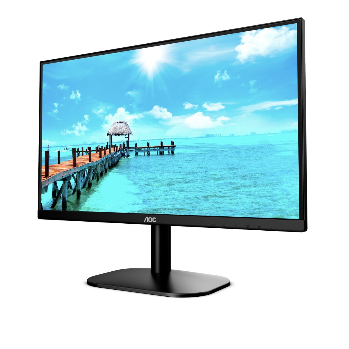 AOC B2 24B2XHM2 Monitor PC 60,5 cm (23.8") 1920 x 1080 Pixel Full HD LCD Nero [24B2XHM2] - ITPartners
