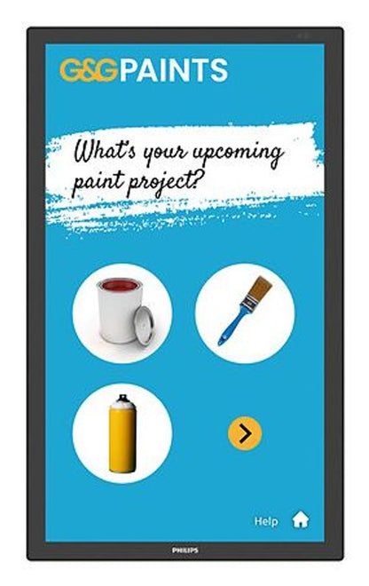 Philips 3000 series 24BDL3751T/00 visualizzatore di messaggi Pannello piatto interattivo 60,5 cm (23.8") LCD Wi-Fi 250 cd/m Full HD Nero Touch screen Processore integrato Android [24BDL3751T/00]