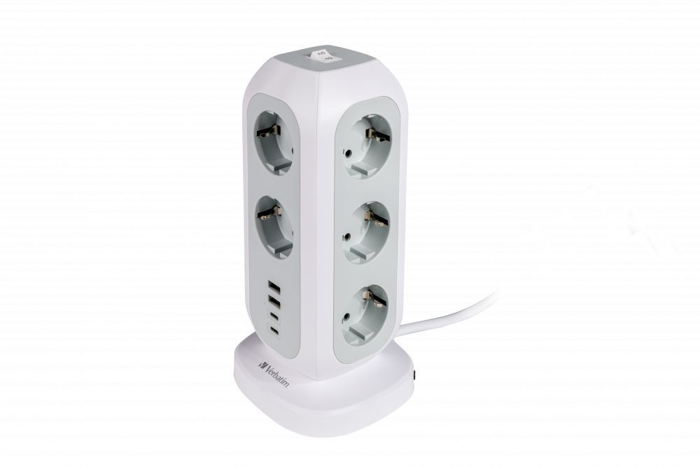 Verbatim 49547 prolunghe e multiple 11 presa(e) AC Interno Bianco [49547]