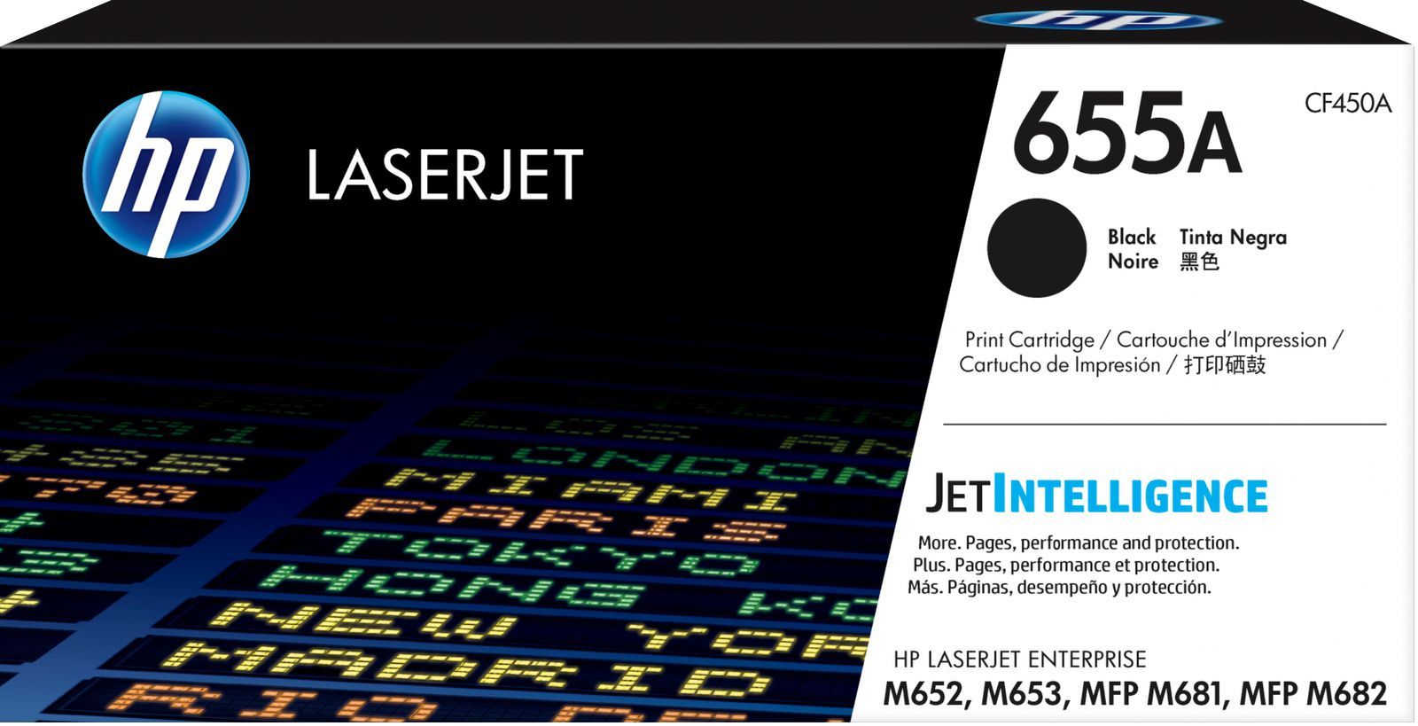 HP Cartuccia toner nero originale LaserJet 655A [CF450A]
