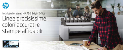 HP Cartuccia di inchiostro grigio DesignJet 730 da 300 ml [P2V72A]