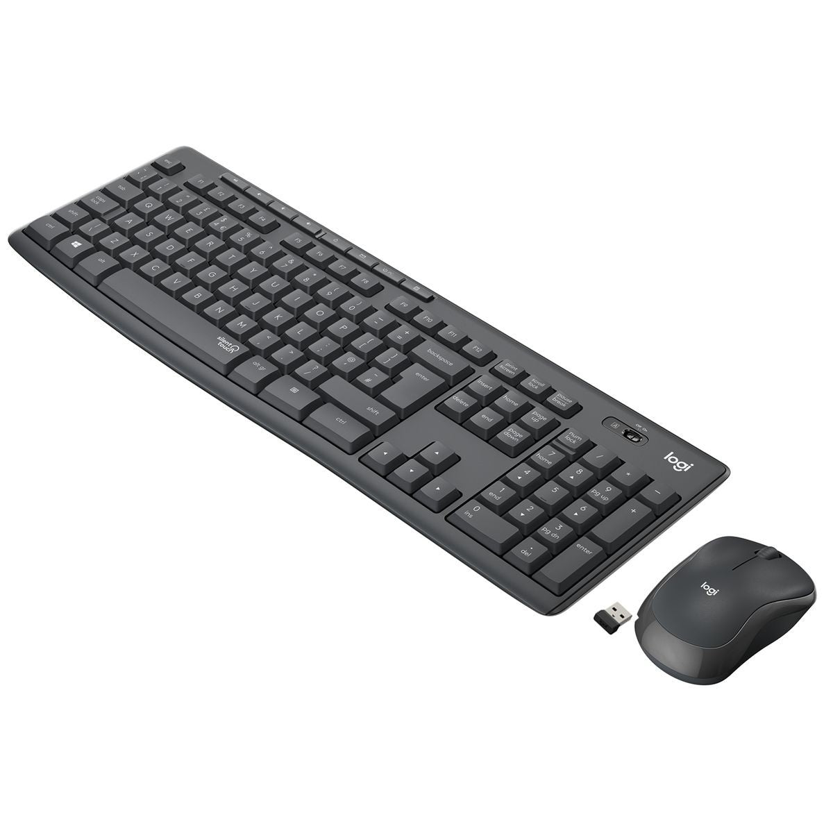 Logitech MK295 Kit Mouse e Tastiera Wireless Silent [920-009797]