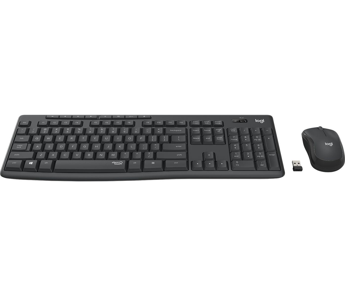 Logitech MK295 Kit Mouse e Tastiera Wireless Silent [920-009797]