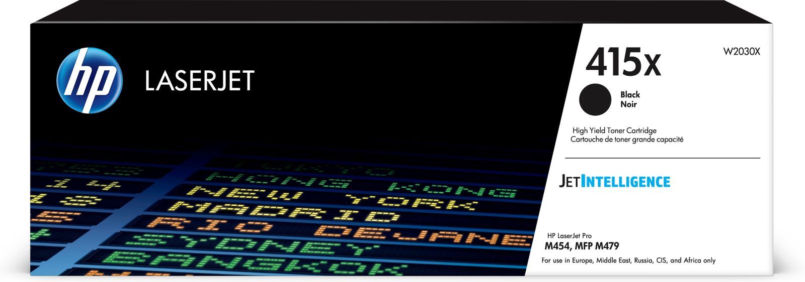 HP Cartuccia toner nero originale LaserJet 415X ad alta capacità [W2030X]
