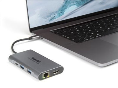Hamlet HDKC-PD400D replicatore di porte e docking station per laptop Cablato USB 3.2 Gen 1 (3.1 Gen 1) Type-C Grigio [HDKC-PD400D]