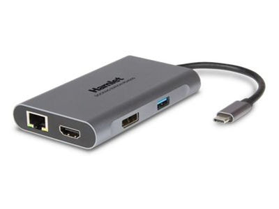 Hamlet HDKC-PD400D replicatore di porte e docking station per laptop Cablato USB 3.2 Gen 1 (3.1 Gen 1) Type-C Grigio [HDKC-PD400D]