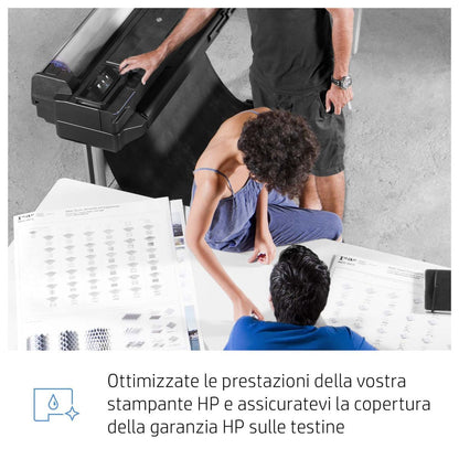 HP 728 130-ml Matte Black DesignJet Ink Cartridge cartuccia d'inchiostro 1 pz Originale Resa standard Nero opaco [3WX25A]