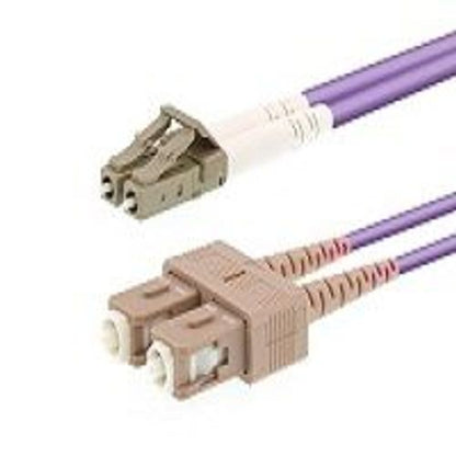 Patch cord Duplex LC/SC 50/125 OM4 Viola mt.2 [HL-LCSC2-OM4]