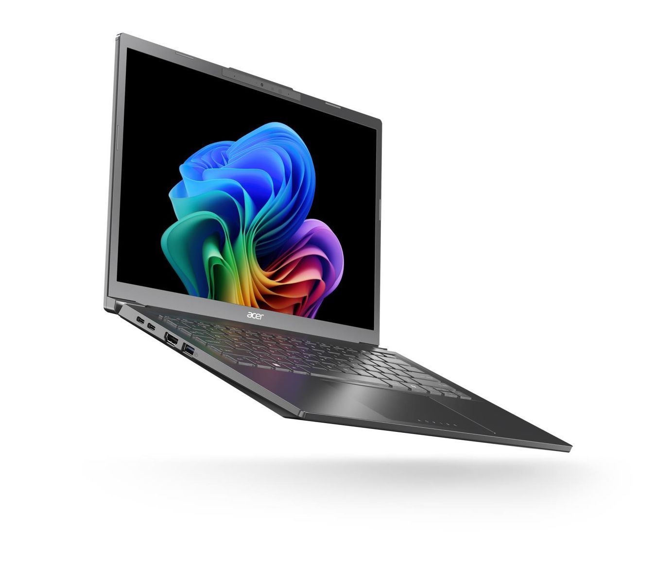 Acer Aspire 14 AI Intel Core Ultra 5 226V Computer portatile 35,6 cm (14") WUXGA 16 GB DDR5-SDRAM 512 GB SSD Wi-Fi 6E (802.11ax) Windows 11 Home Italiano Grigio [NX.JFVET.001]
