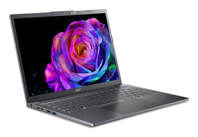 Acer Aspire 14 AI Intel Core Ultra 5 226V Computer portatile 35,6 cm (14") WUXGA 16 GB DDR5-SDRAM 512 GB SSD Wi-Fi 6E (802.11ax) Windows 11 Home Italiano Grigio [NX.JFVET.001]