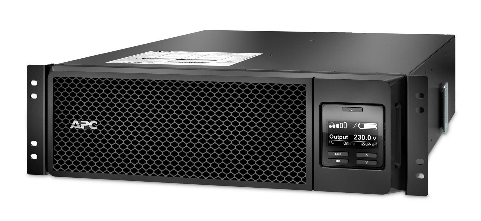 APC Smart-UPS On-Line gruppo di continuità (UPS) Doppia conversione (online) 5 kVA 4500 W 10 presa(e) AC [SRT5KRMXLI]