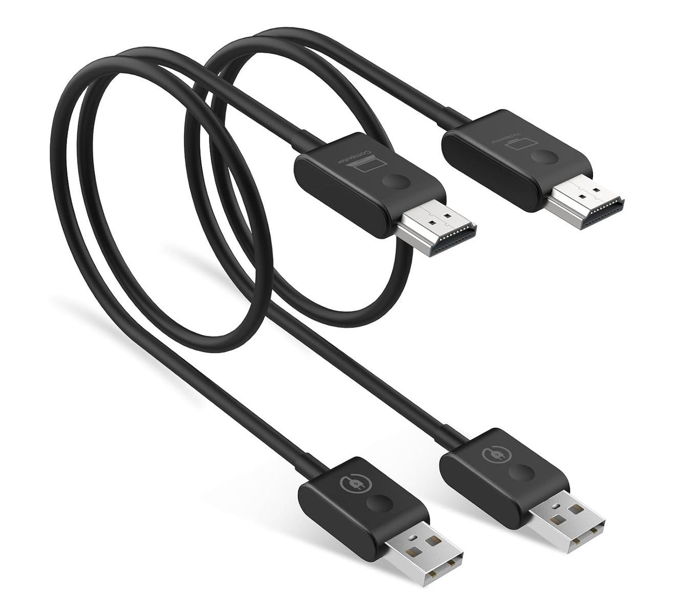 Hamlet HVCHDM-WFHD cavo e adattatore video 0,6 m HDMI tipo A (Standard) USB tipo A Nero [HVCHDM-WFHD]