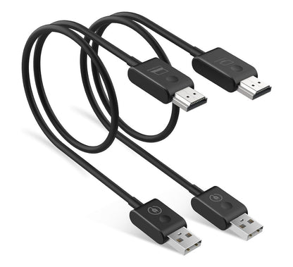 Hamlet HVCHDM-WFHD cavo e adattatore video 0,6 m HDMI tipo A (Standard) USB tipo A Nero [HVCHDM-WFHD]