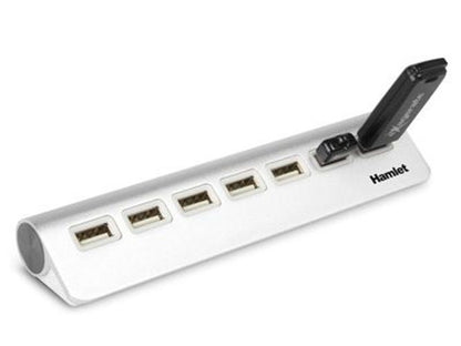 Hamlet 7 port usb 2.0 hub a 7 porte 480Mbps [XHUB7020AL]