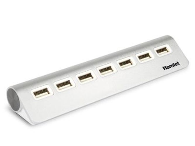 Hamlet 7 port usb 2.0 hub a 7 porte 480Mbps [XHUB7020AL]