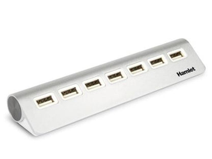 Hamlet 7 port usb 2.0 hub a 7 porte 480Mbps [XHUB7020AL]