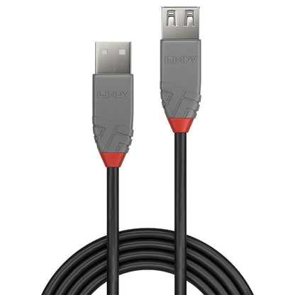 Lindy 36705 cavo USB 5 m USB 2.0 USB A Nero, Grigio [LINDY36705]