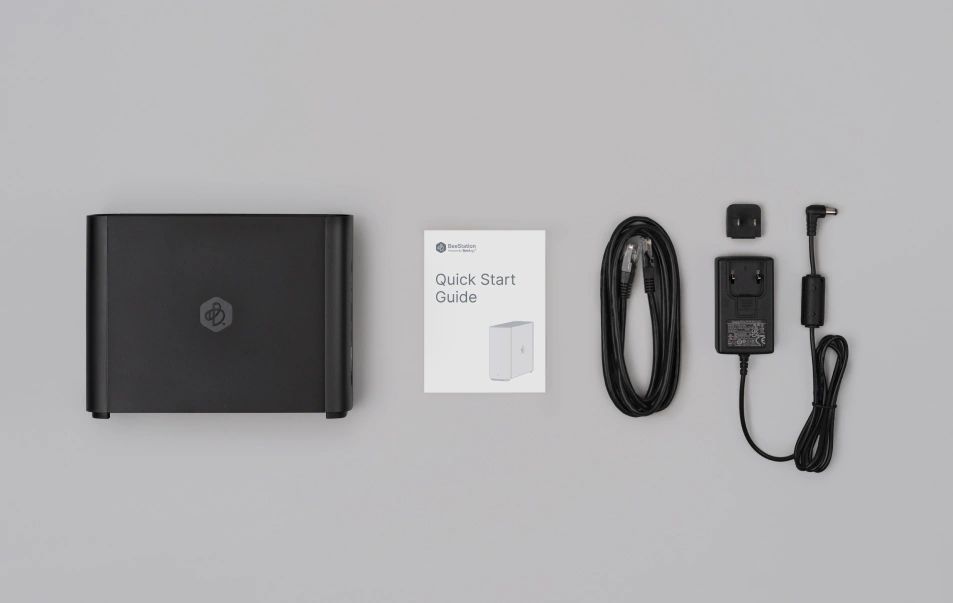 Synology BeeStation NAS Desktop Collegamento ethernet LAN Nero RTD1619B [BST150-4T]