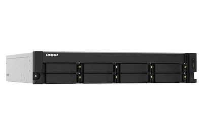 QNAP TS-832PXU NAS Armadio (2U) Collegamento ethernet LAN Alluminio, Nero AL324 [TS-832PXU-4G]