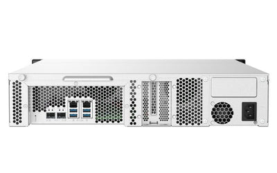 QNAP TS-832PXU NAS Armadio (2U) Collegamento ethernet LAN Alluminio, Nero AL324 [TS-832PXU-4G]