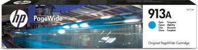 HP Cartuccia ciano originale 913A PageWide [F6T77AE]