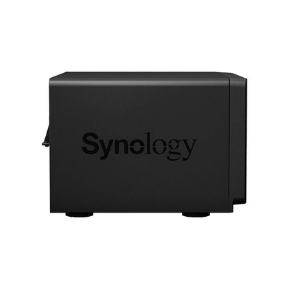 Synology DiskStation DS1621+ server NAS e di archiviazione Desktop Ryzen Embedded V1500B 4 GB DDR4 0 TB DiskStation Manager Nero [DS1621+]