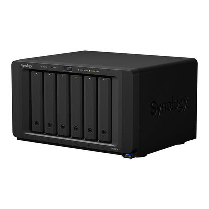 Synology DiskStation DS1621+ server NAS e di archiviazione Desktop Ryzen Embedded V1500B 4 GB DDR4 0 TB DiskStation Manager Nero [DS1621+]