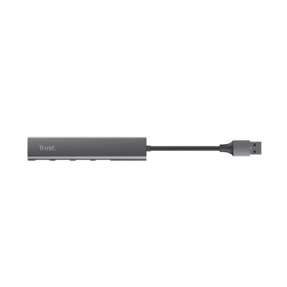 Trust Halyx USB 3.2 Gen 1 (3.1 Gen 1) Type-A 5 Mbit/s Nero, Grigio [24947]