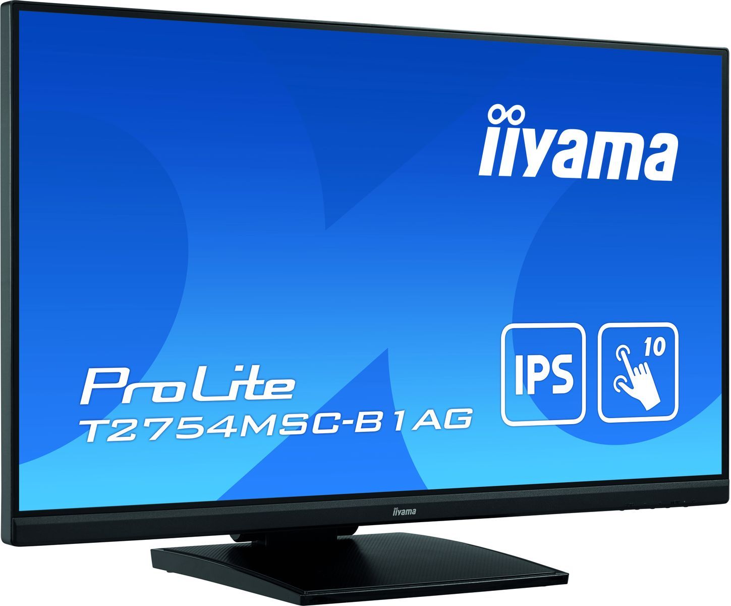 iiyama ProLite T2754MSC-B1AG Monitor PC 68,6 cm (27") 1920 x 1080 Pixel Full HD LED Touch screen Multi utente Nero [T2754MSC-B1AG]