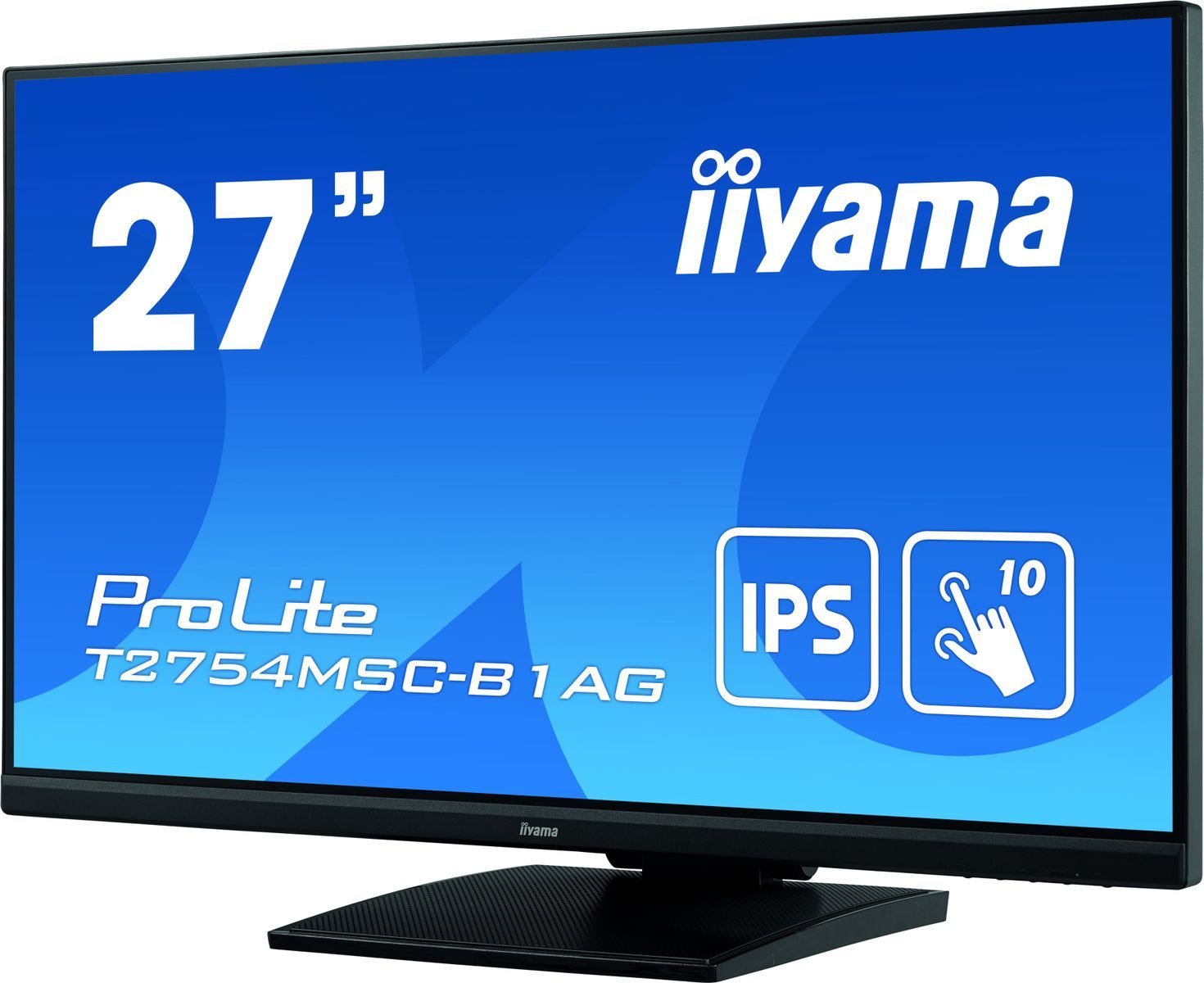 iiyama ProLite T2754MSC-B1AG Monitor PC 68,6 cm (27") 1920 x 1080 Pixel Full HD LED Touch screen Multi utente Nero [T2754MSC-B1AG]