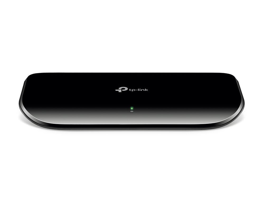 TP-Link TL-SG1008D switch di rete Non gestito Gigabit Ethernet (10/100/1000) Nero [TL-SG1008D]
