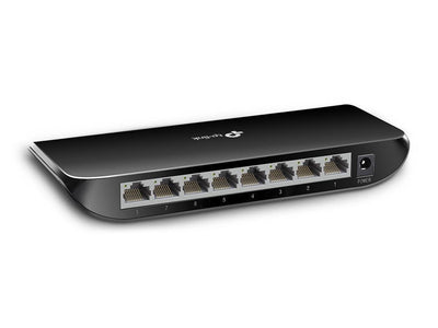TP-Link TL-SG1008D switch di rete Non gestito Gigabit Ethernet (10/100/1000) Nero [TL-SG1008D]
