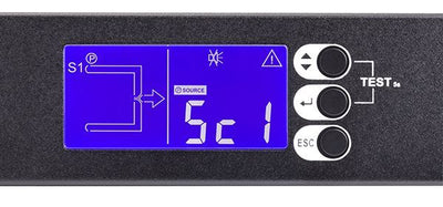 Eaton ATS16N unità di distribuzione dell'energia (PDU) 9 presa(e) AC 1U Nero [EATS16N]