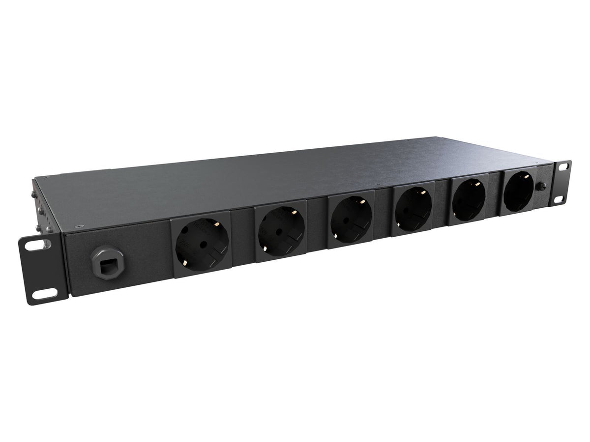 Vertiv PowerGo rPDU Monitored  1U  230 V  16 A  3,6 kW  Schuko tedesco con un connettore 2P+E (IP44)  6 prese Schuko tedesche  Display LED  EP4G81A0 [EP4G81A0]