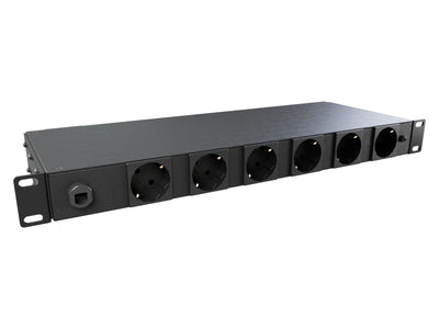 Vertiv PowerGo rPDU Monitored  1U  230 V  16 A  3,6 kW  Schuko tedesco con un connettore 2P+E (IP44)  6 prese Schuko tedesche  Display LED  EP4G81A0 [EP4G81A0]