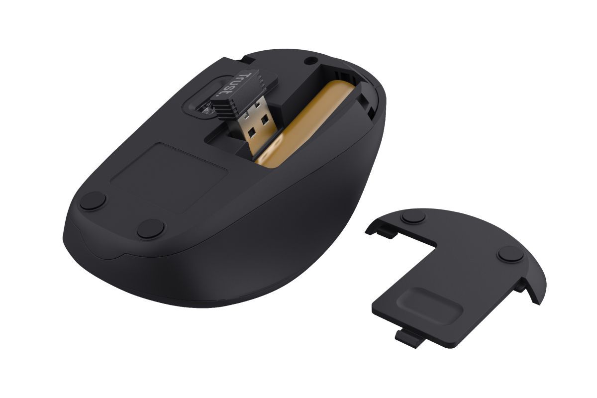 Trust Yvi+ mouse Ufficio Mano destra RF Wireless Ottico 1600 DPI [24551]