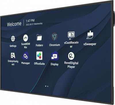 Viewsonic CDE7530 visualizzatore di messaggi 190,5 cm (75") Wi-Fi 450 cd/m 4K Ultra HD Nero Processore integrato Android 11 [CDE7530]