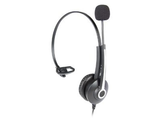 Hamlet HHEADM-UJM cuffia e auricolare Cablato A Padiglione Ufficio USB tipo A Nero [HHEADM-UJM]